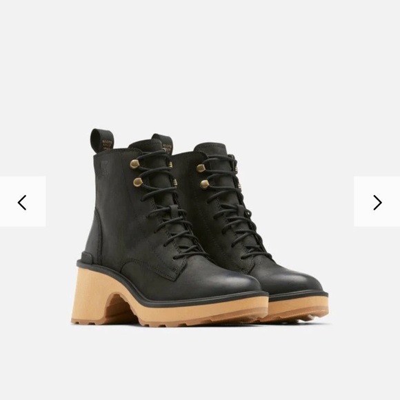 Sorel Women’s Hi-Line Black Leather Lace Up Booties Size 8 - Picture 13 of 13